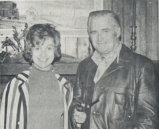 Pam and Bill Chalmers: Ladysmith-Chemainus Chronicle October 12th 1972