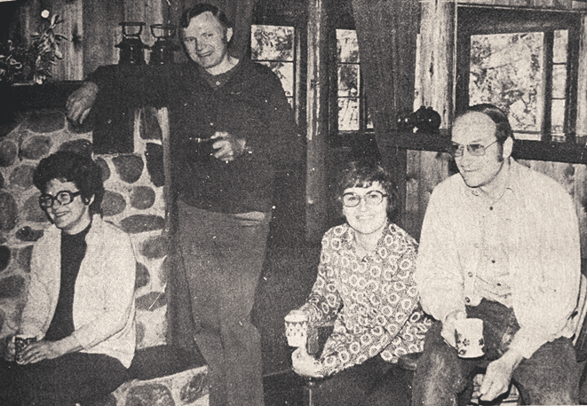 Rene and Jim Mazurenko with Thelma and George Stickle
