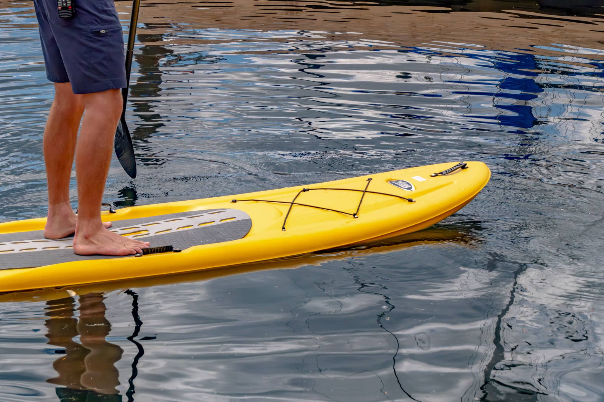 Events Ladysmith BC: paddle boarder on the water